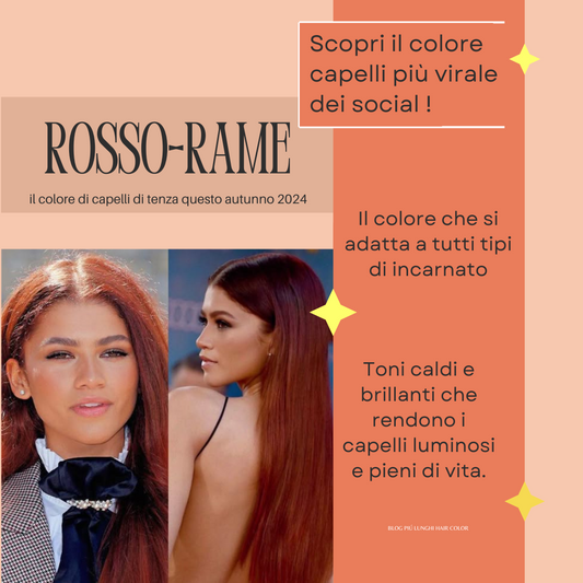 Scopri il colore capelli più virale sui social: Il Rosso Ramato che tutte desiderano